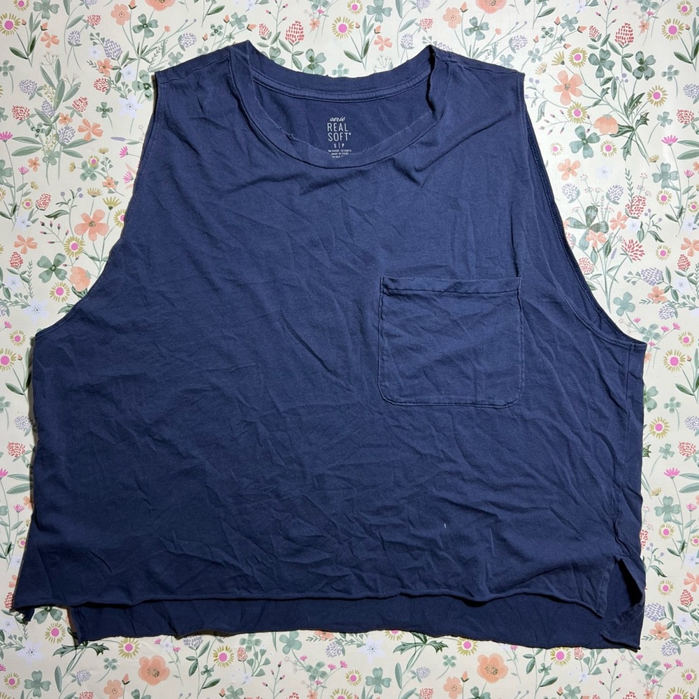 Aerie Blue Tank Top